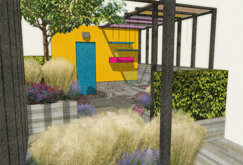 Внутренний дворик. Номинация Малый сад "Цветочный джем"