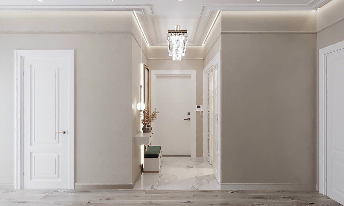 Дизайн проект квартиры "ЖК Кутузовский" 123 м2