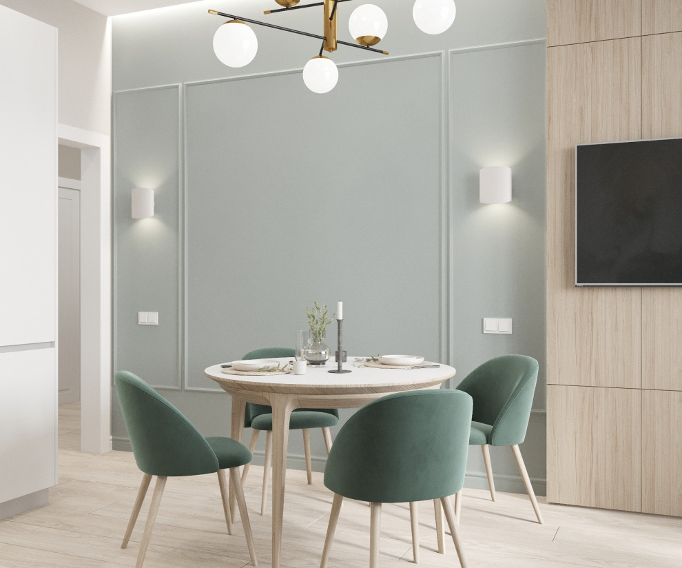 Кухня-гостиная в ЖК Аристократ