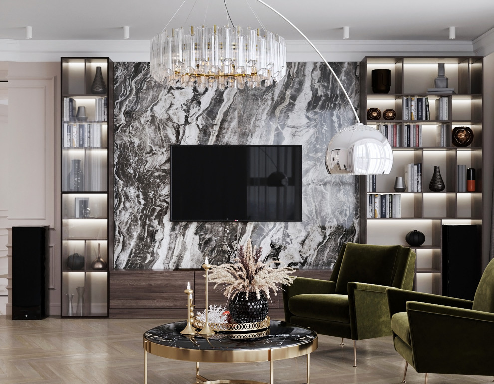 Квартира в ЖК “Leningrad”, который был выполнен для молодой пары.