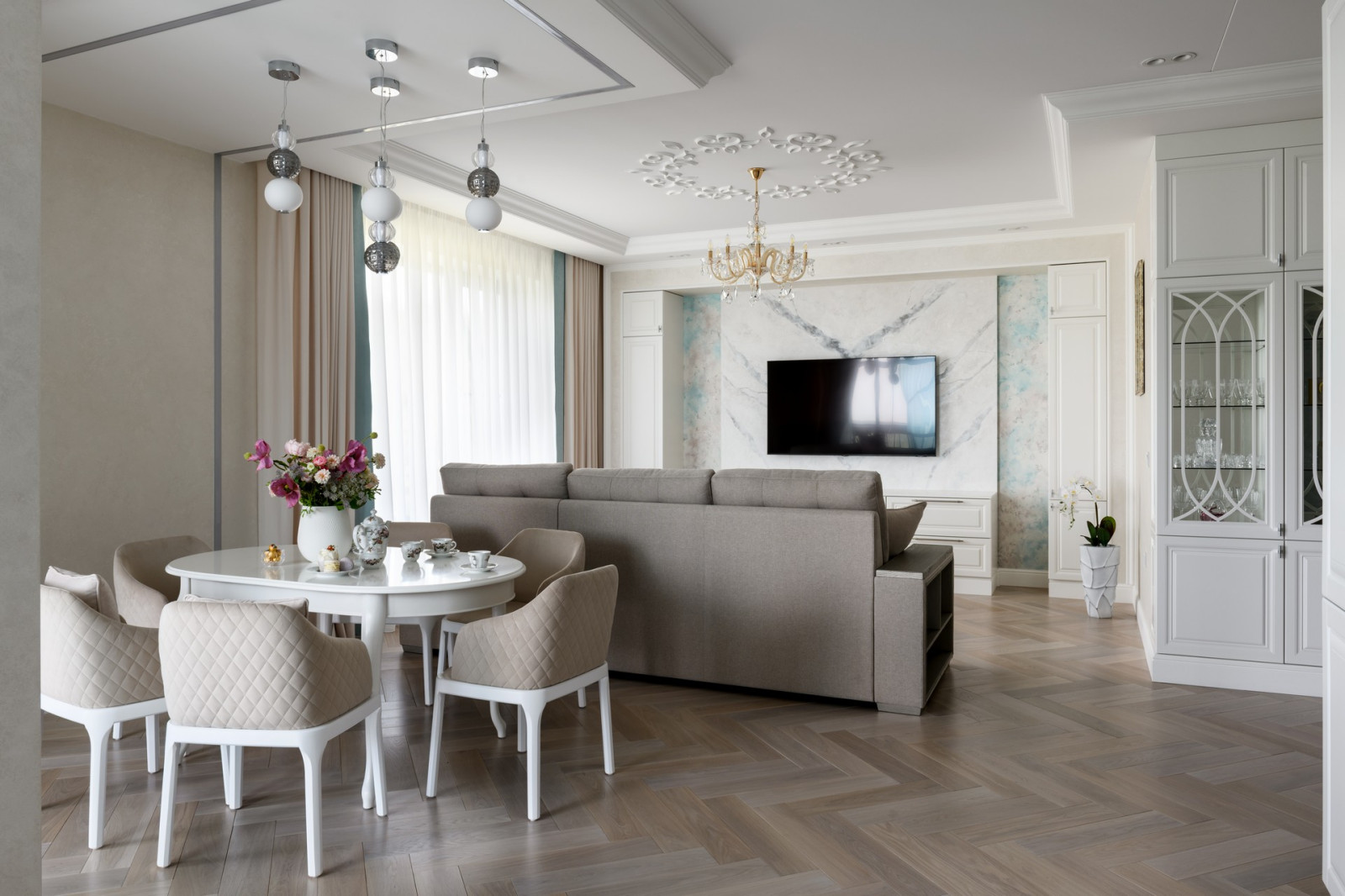 2022г. Фото квартиры 160 м2 в ЖК "Флора и Фауна"