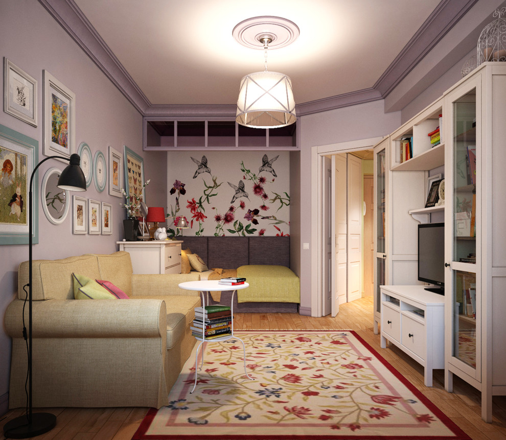Дизайн-проект однокомнатной квартиры для молодой девушки