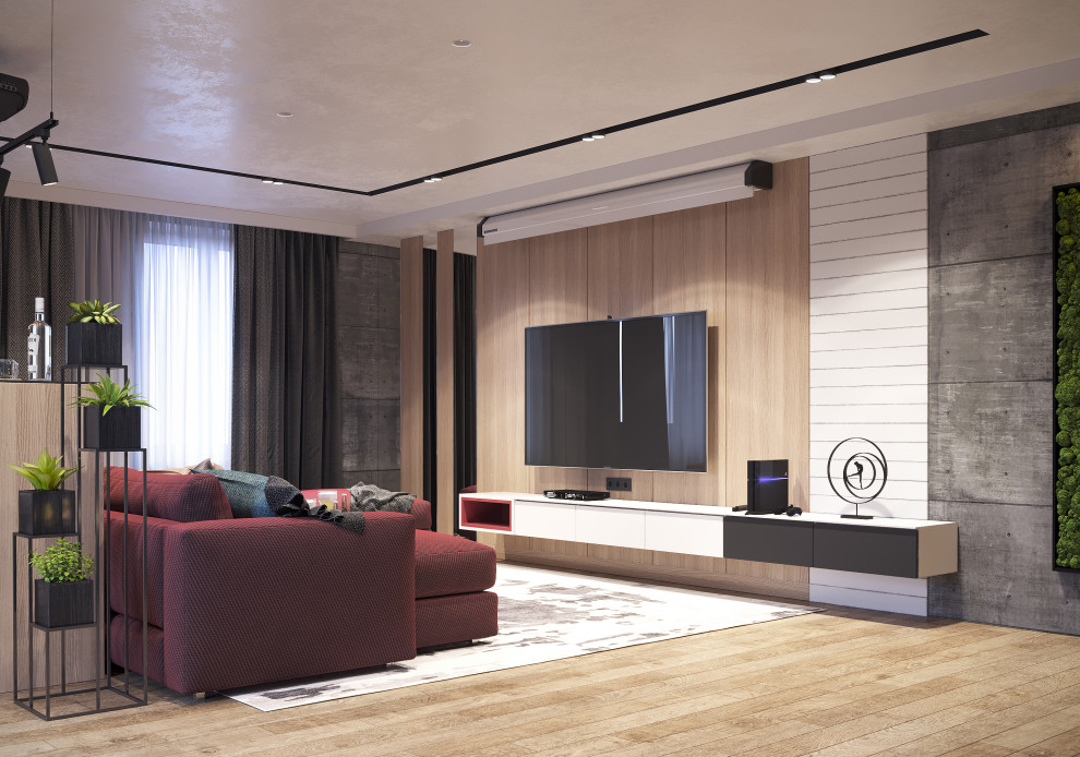 Дизайн квартиры в индустриальном стиле