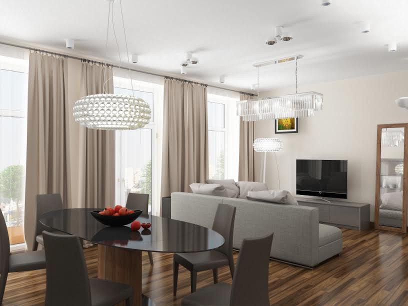 Flat «September in the city»