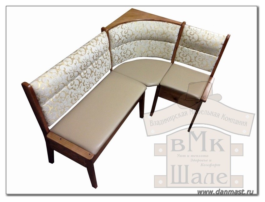 Кухонные угловые диваны из массива