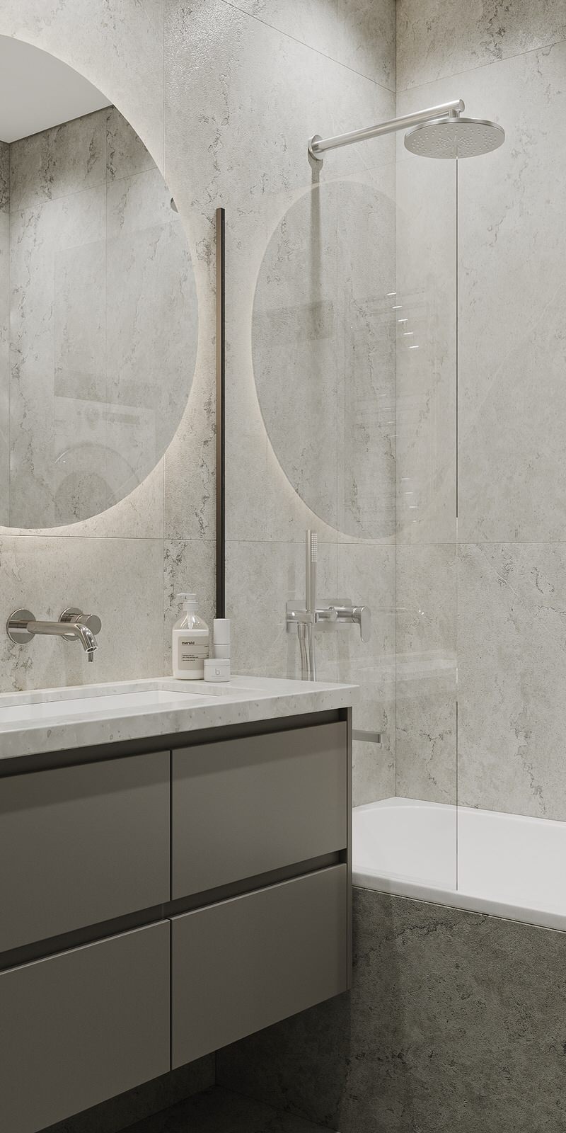 Интерьер квартиры в ЖК "Гармония"