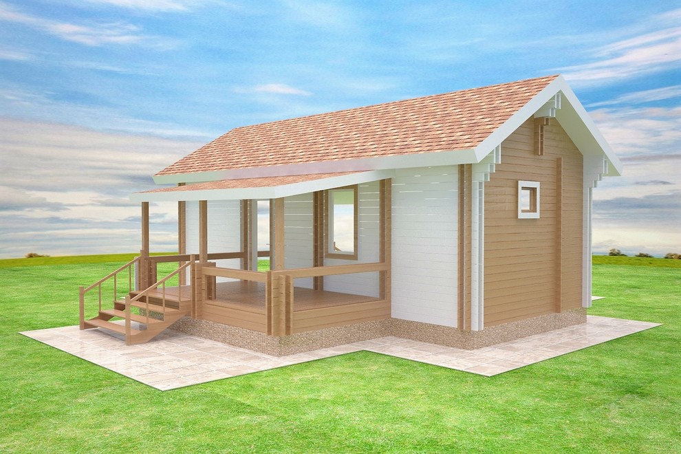 Одноэтажный дачный домик