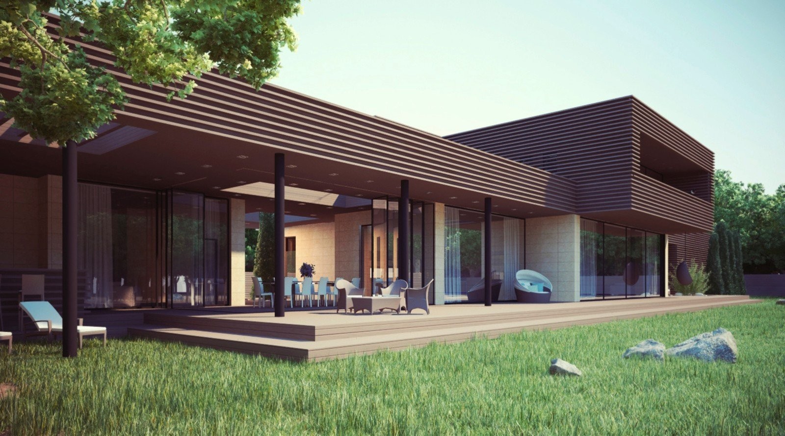 Дизайн дома на Рублево-Успенском шоссе