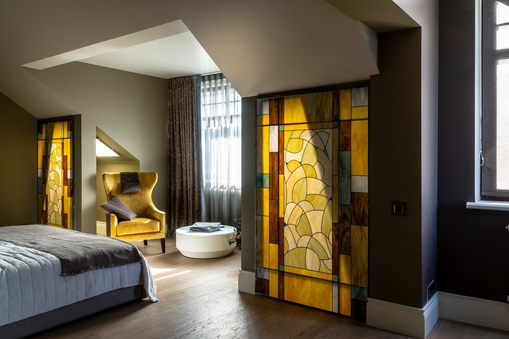 Дом для семьи в Куркино. Основная спальня.