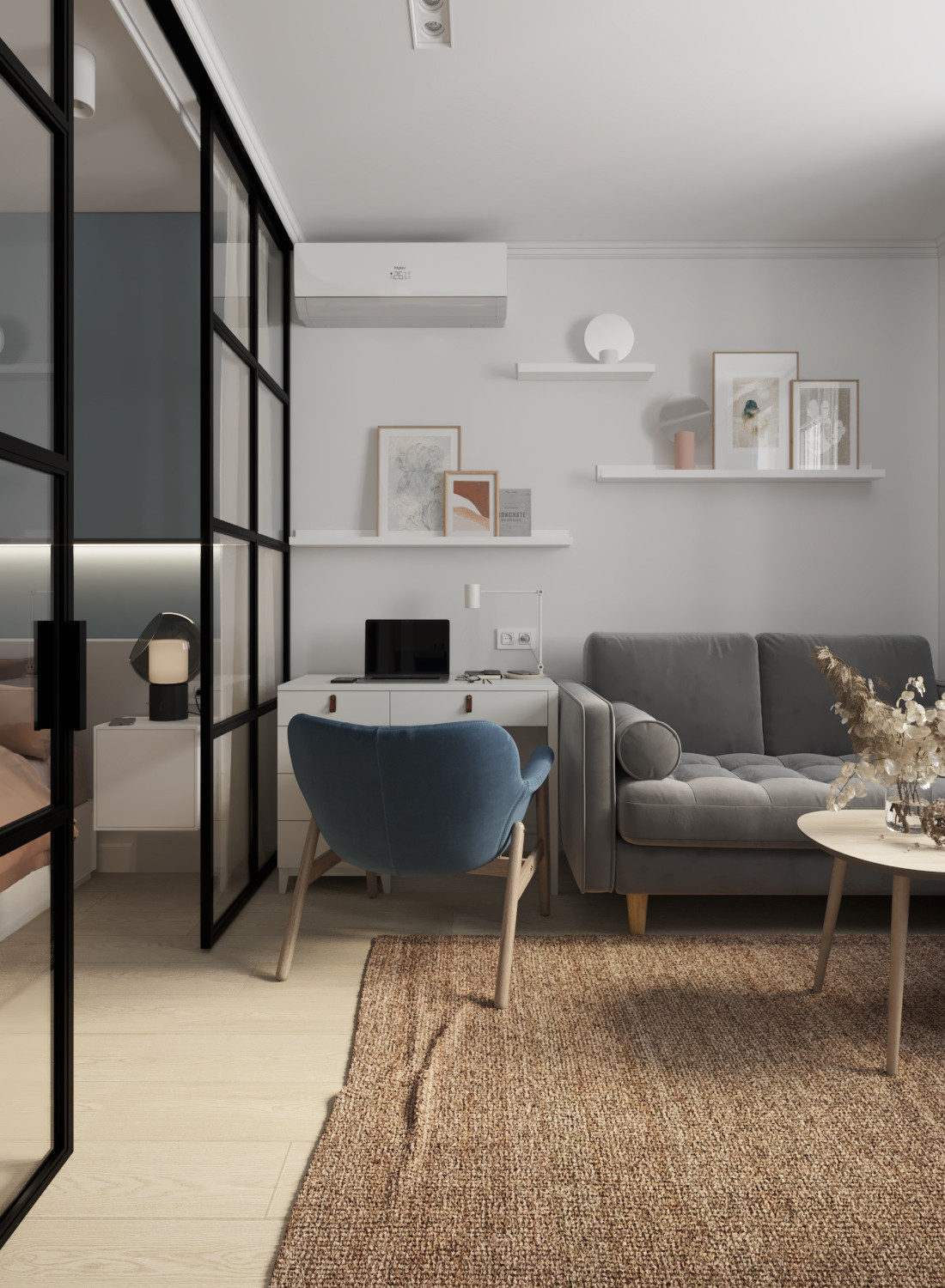 Квартира в Нижнем Новгороде для молодой семьи | Площадь:46 м2.