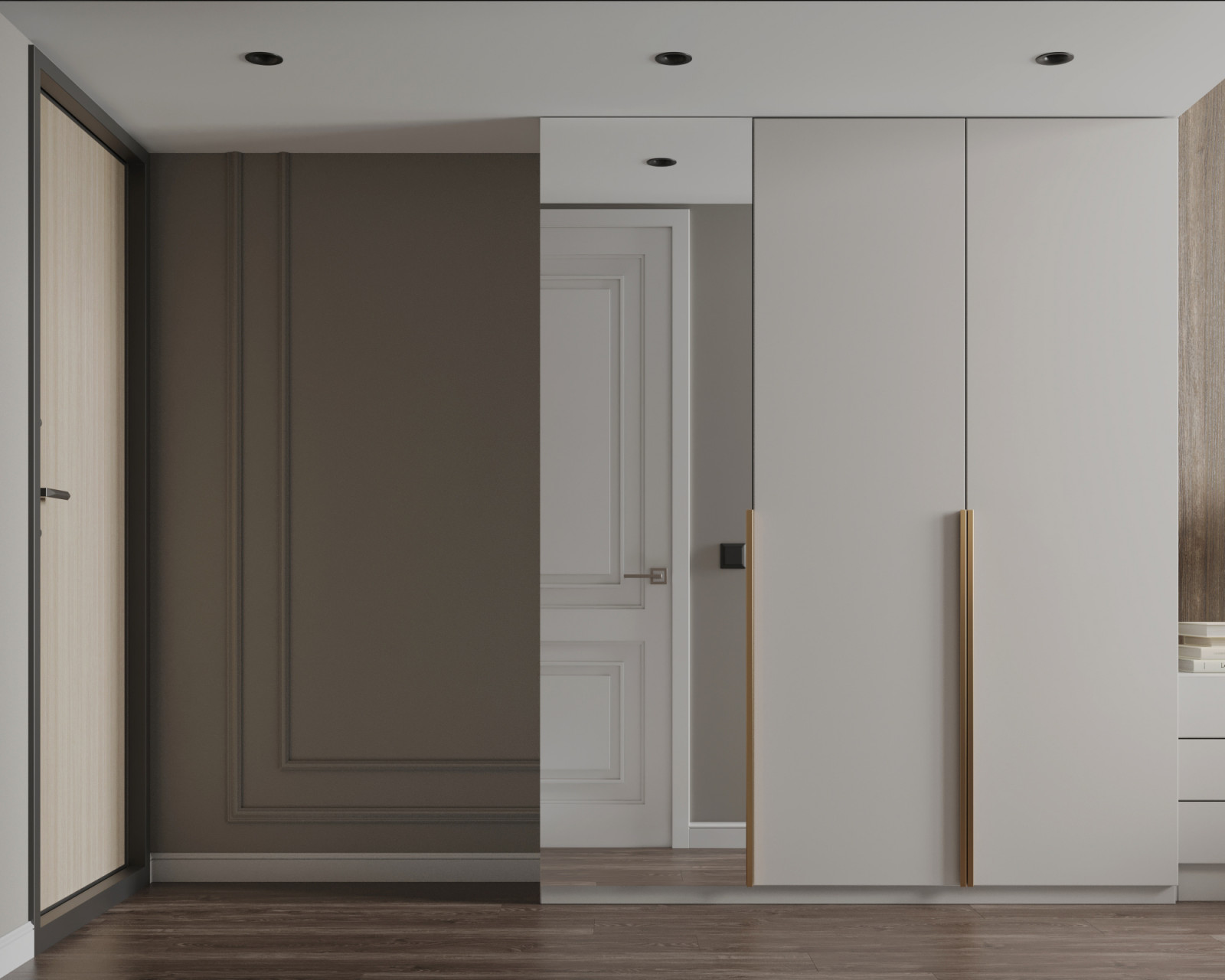 Дизайн интерьера студии с антресольным этажом