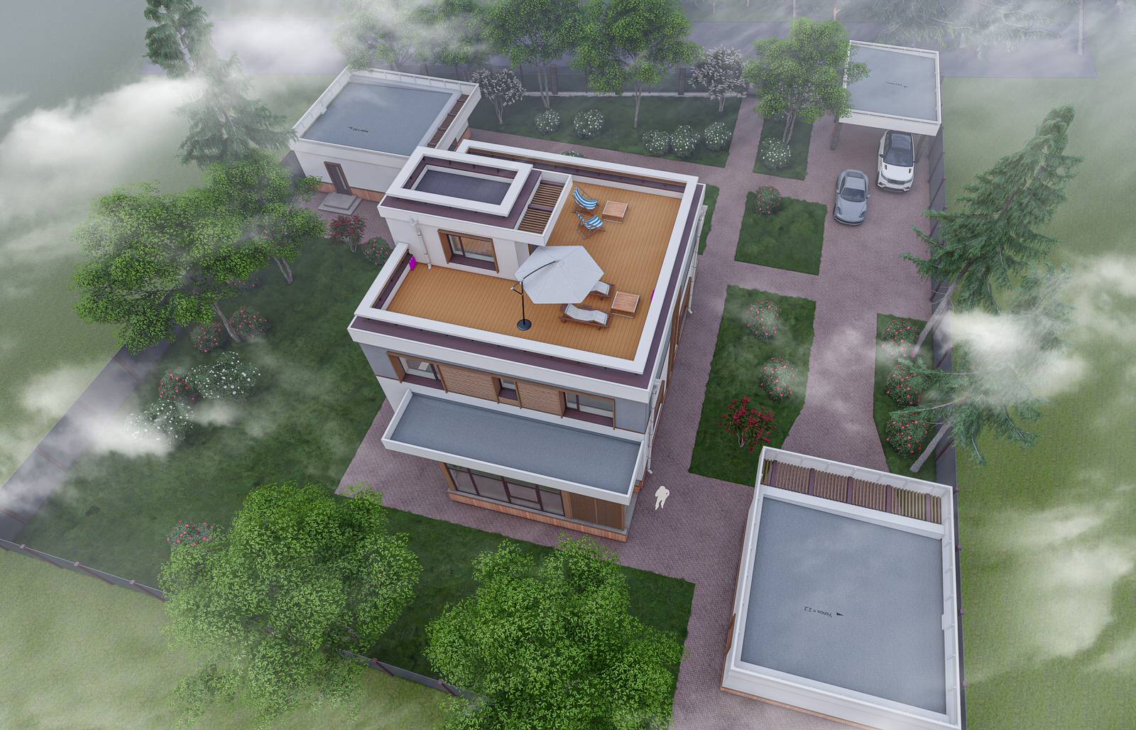 Реконструкция фасадов 2-х этажного жилого дома