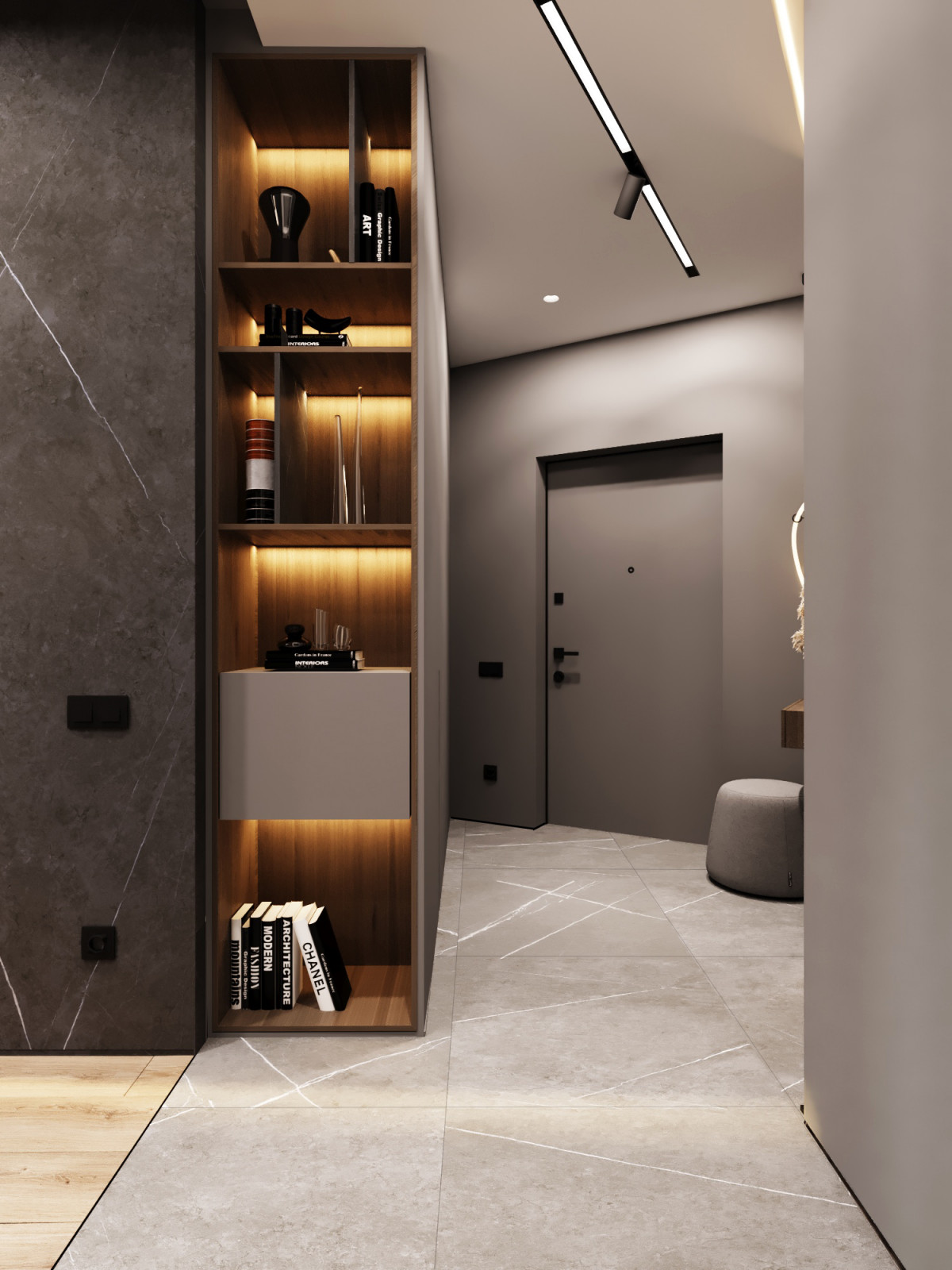 Проект жилой квартиры в г. Казань ЖК Манхеттен