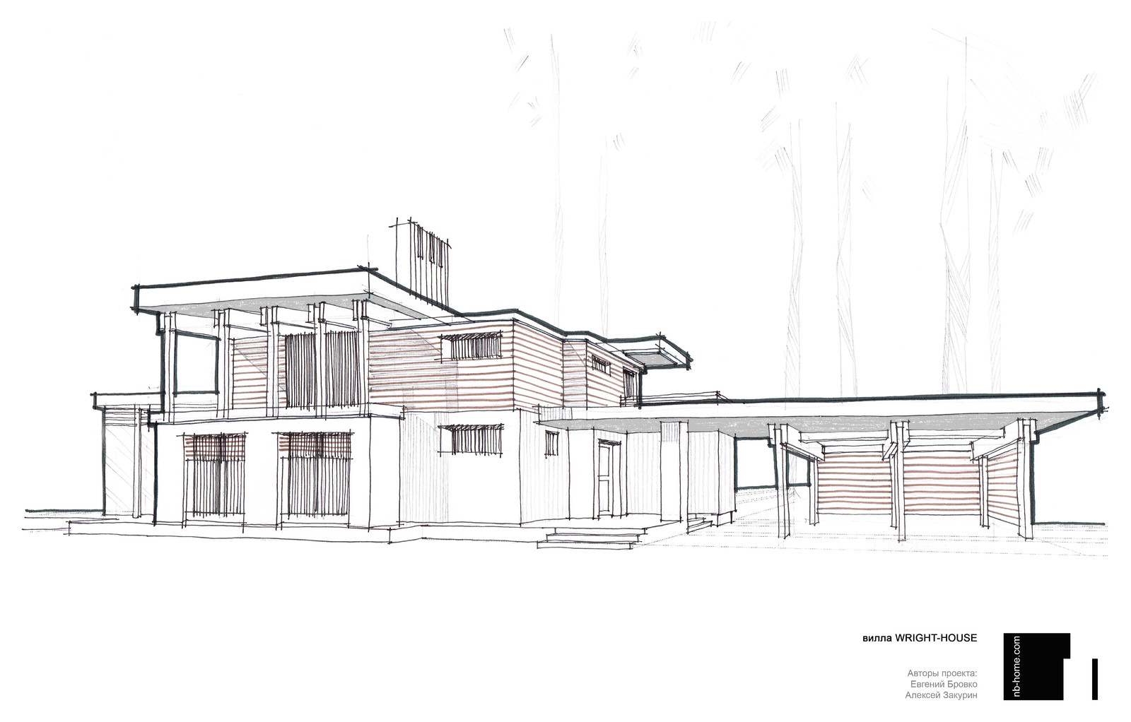 вилла WRIGHT-HOUSE