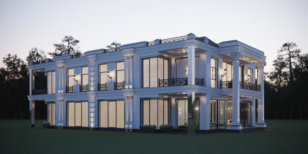 Разработка и оформление проекта загородной резиденции в классическом стиле