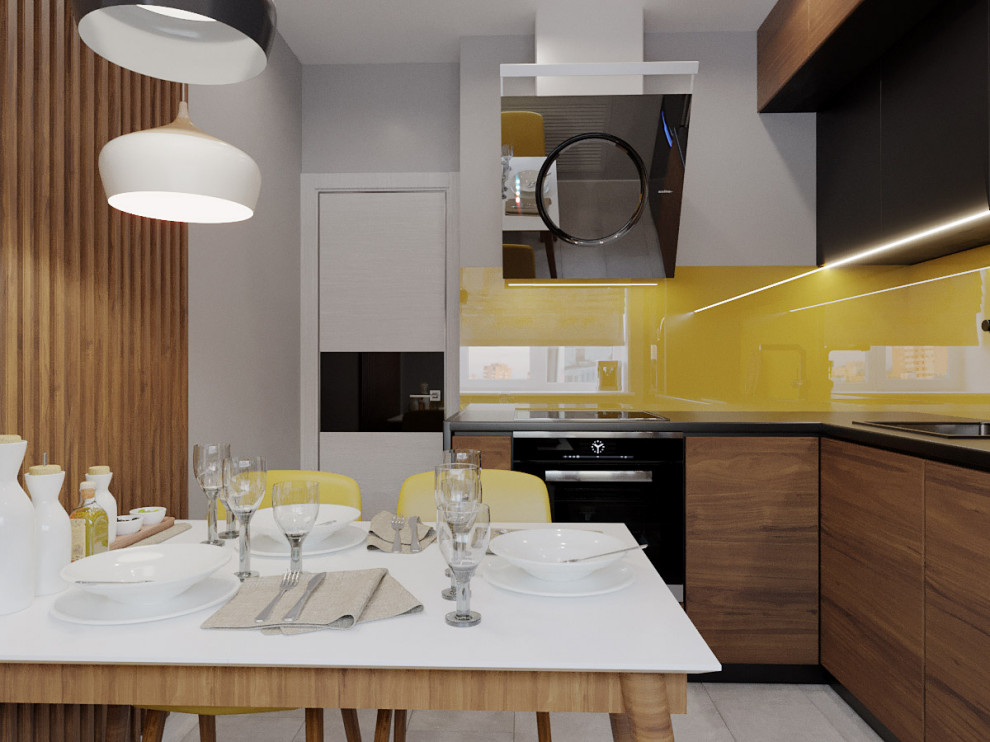 Кухня с яркими акцентами