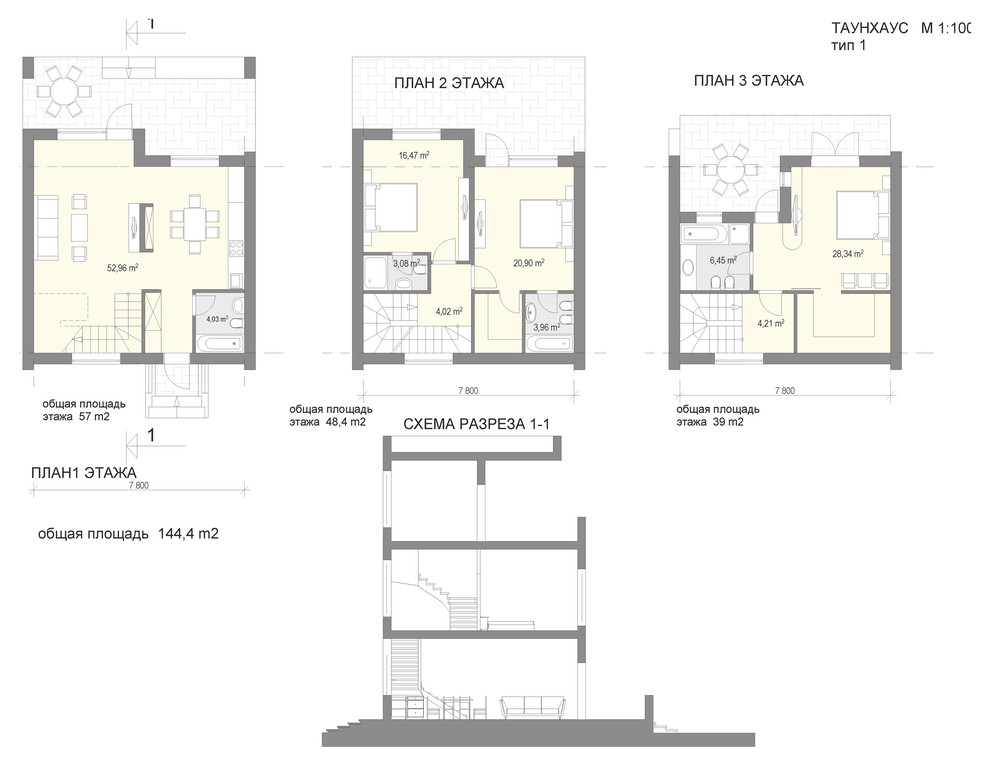 планировочные решения гостиничных блоков