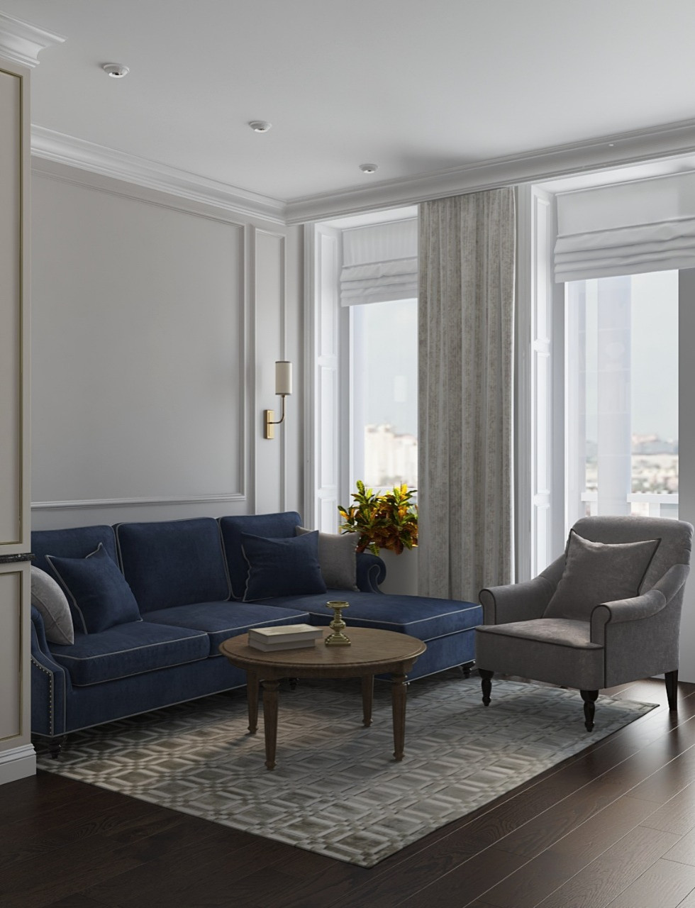 Дизайн проект для трехкомнатной квартиры в г. Санкт-Петербург