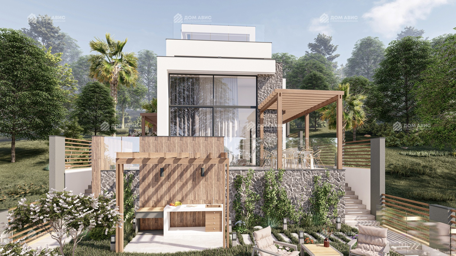 проект дома в Сочи, Черешня