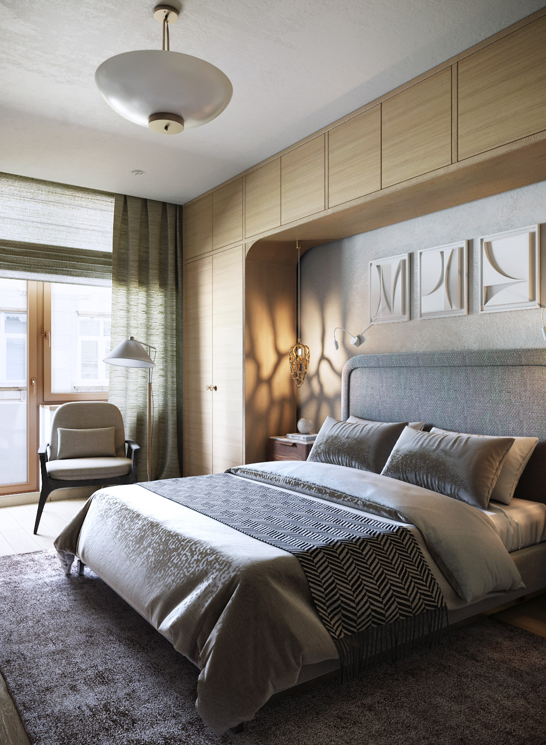 Обложка проекта: Квартира в современном стиле для семьи с 3мя детьми