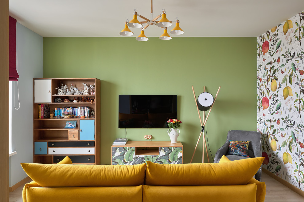 В гостях: Яркий ремонт на базе отделки «от застройщика»