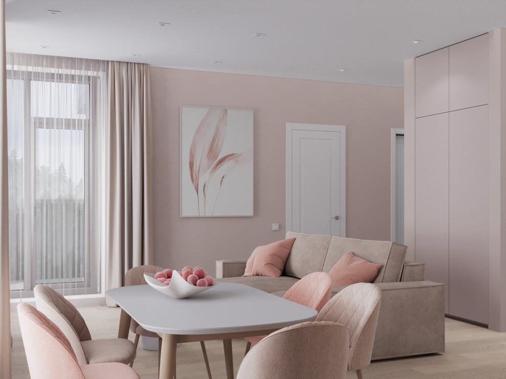 Проект "Персиковый минимализм"