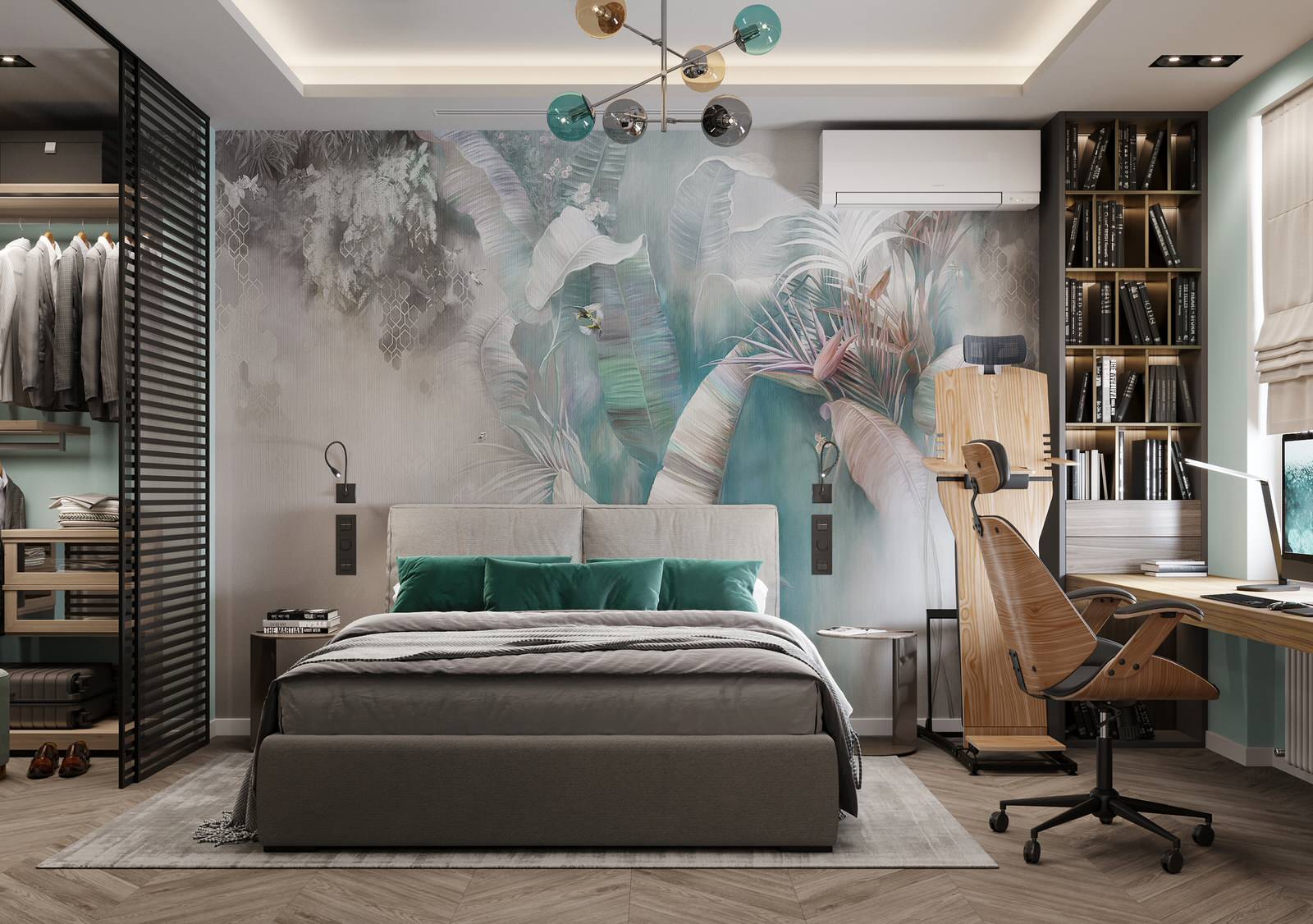 Интерьер квартиры в ЖК "Новый Лесснер", 60м²