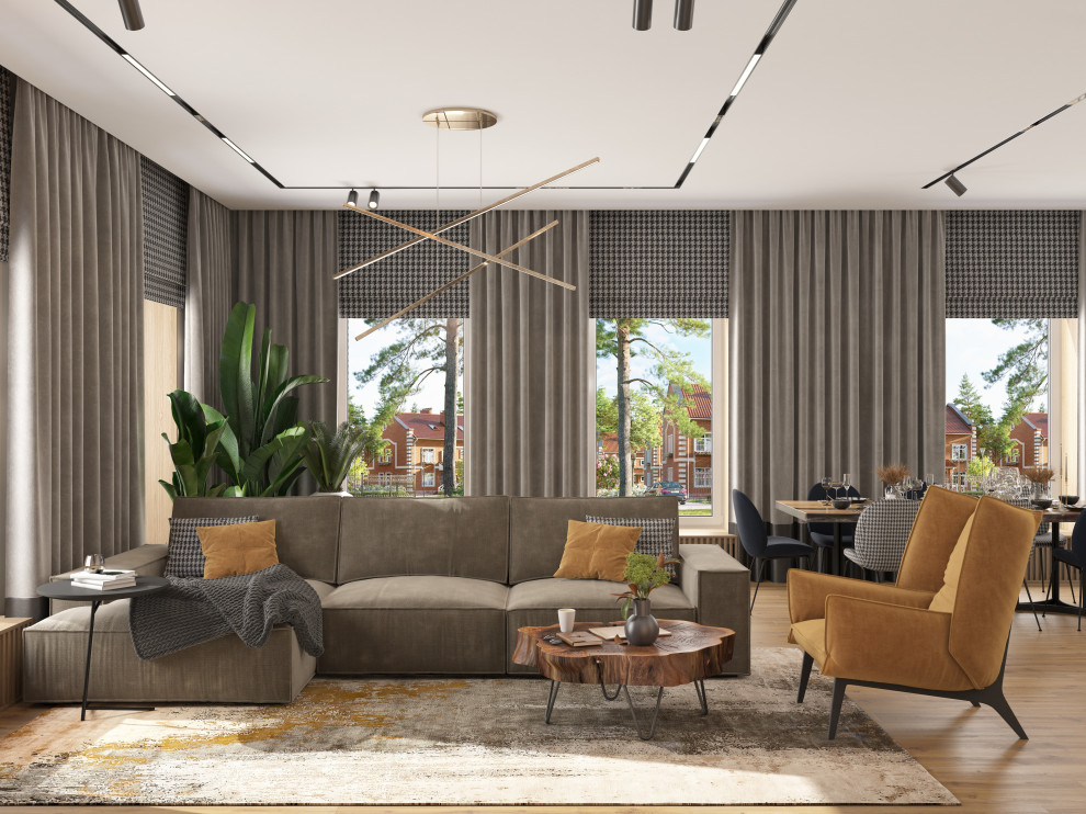 Обложка проекта: Дизайн - проект интерьера загородного дома в г.Миасс