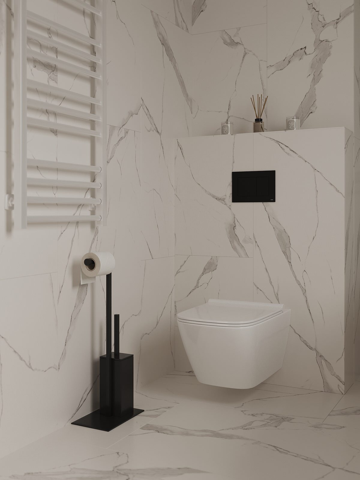 №4 Проект ванной комнаты в доме