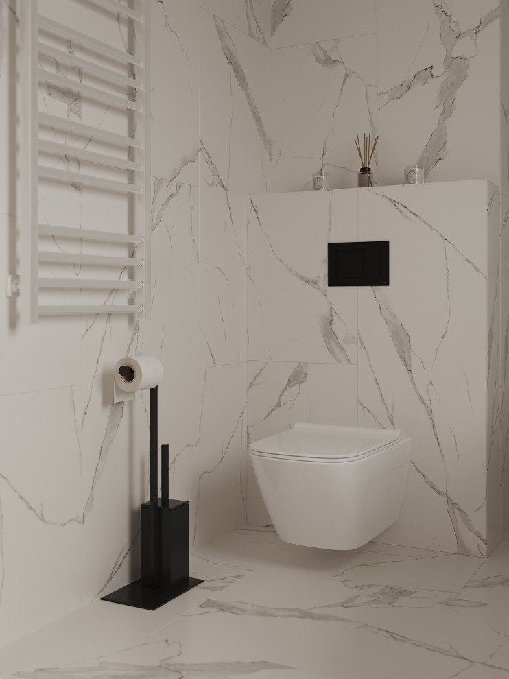 №4 Проект ванной комнаты в доме