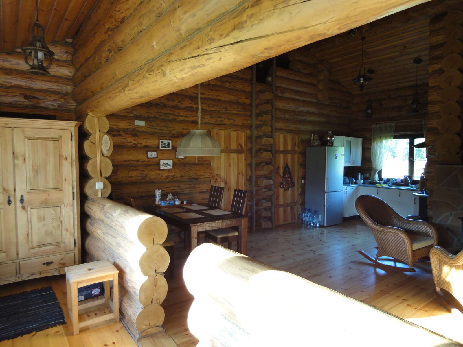 Интерьер бревенчатого дома