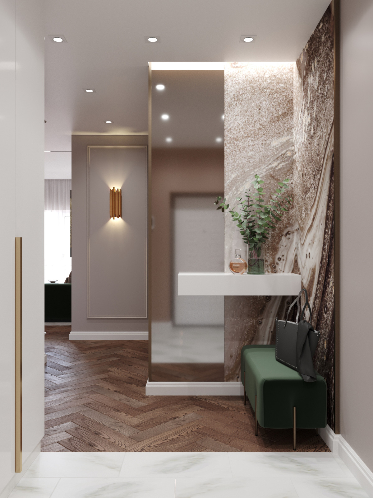 Интерьер квартиры жк Калининский