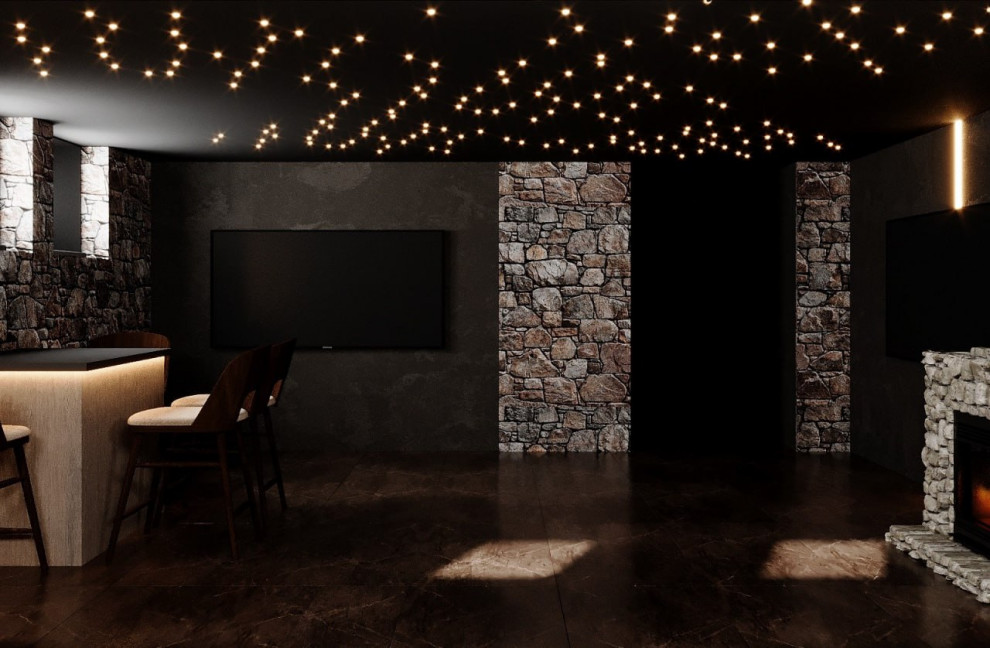 Дизайн-проект дома (420 м2) в стиле нео-модерн