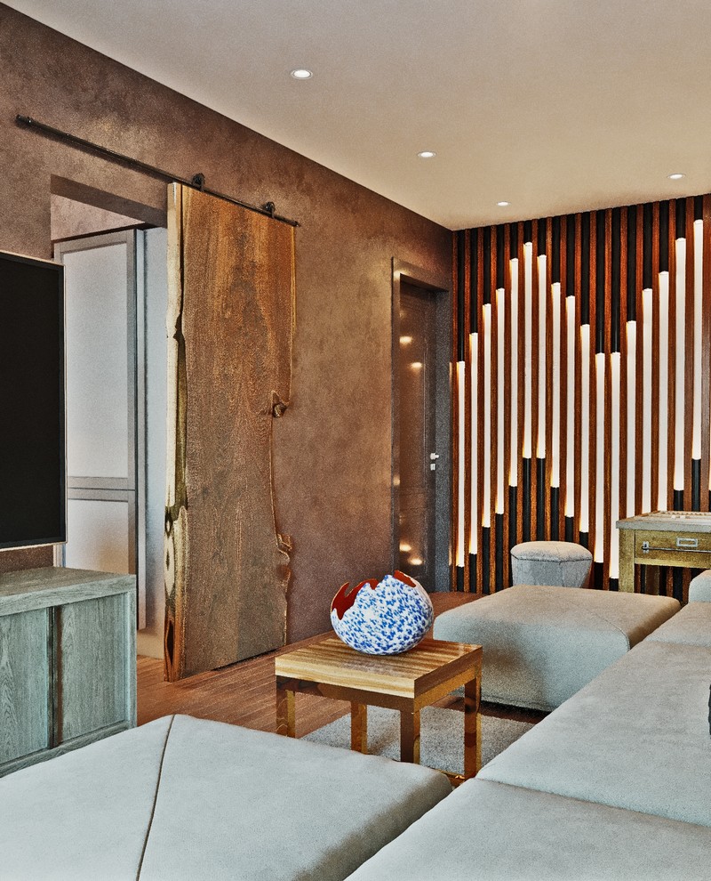 Квартира в стиле Лофт. ЖК "Триумф-Парк". Санкт-Петербург