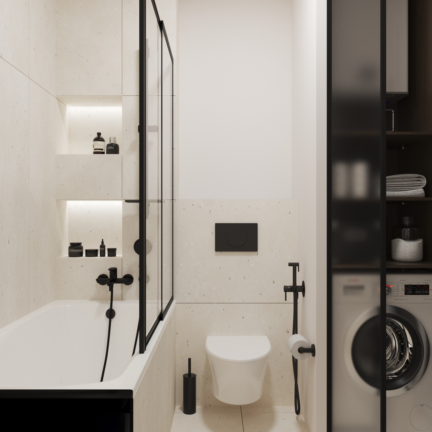 Ванные комнаты.