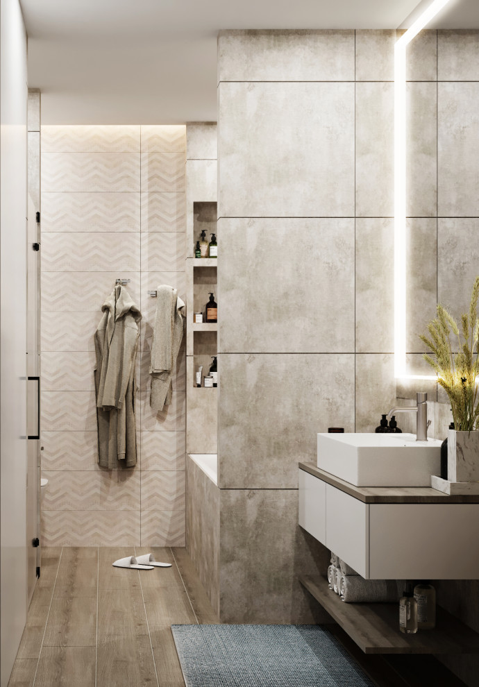 Трёхкомнатная квартира для семьи из 5 человек. 75 кв.м.