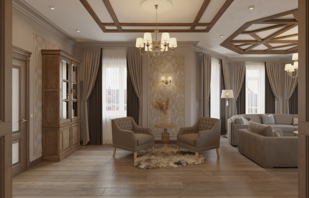 Дизайн интерьера дома с элементами кантри.