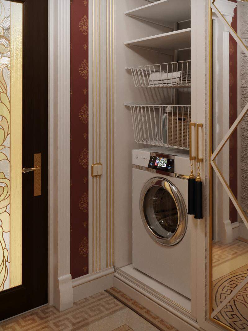 Дворцовый интерьер в загородных апартаментах