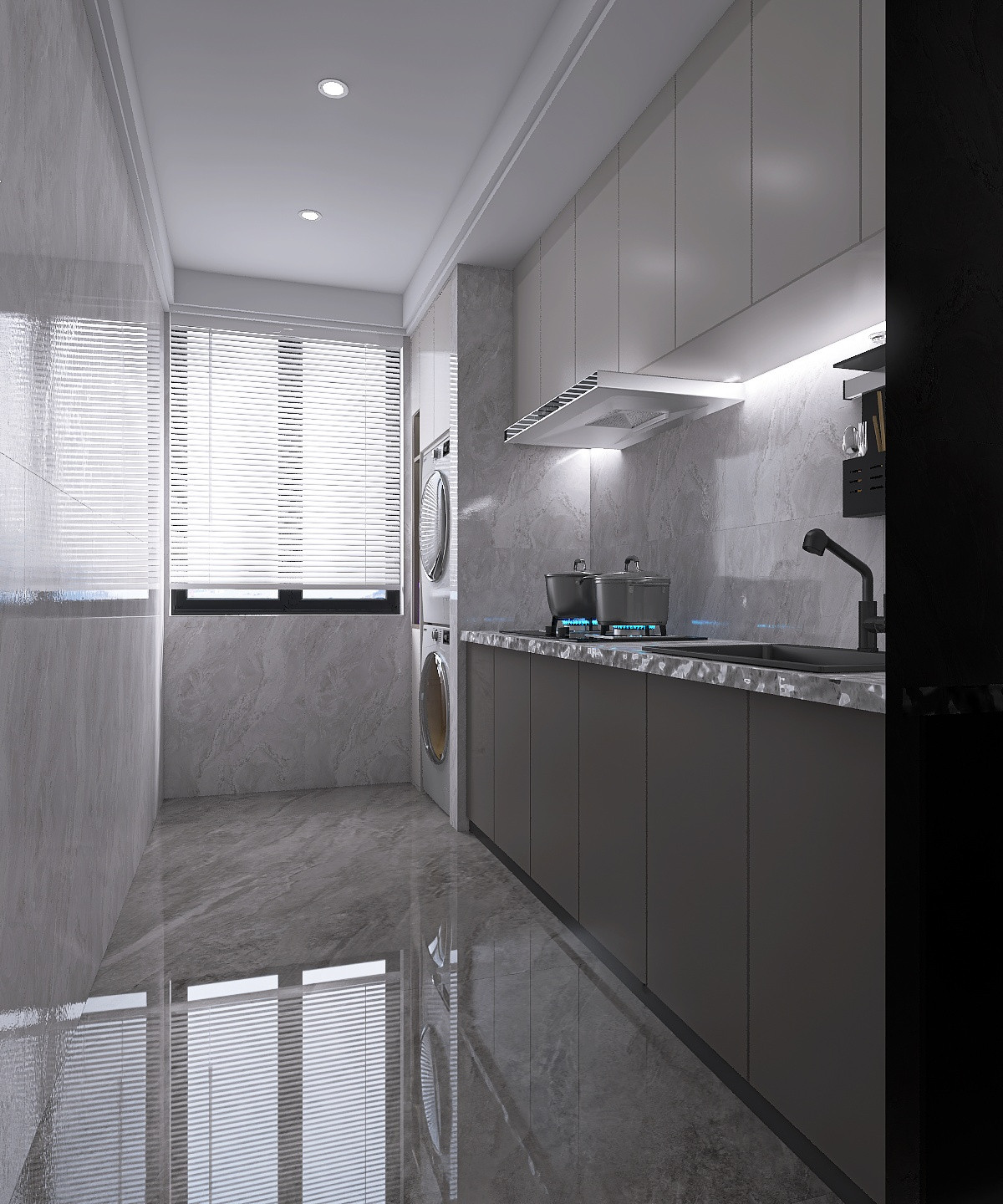 Конкурсная работа 70 кв.м. (кухня-гостиная)