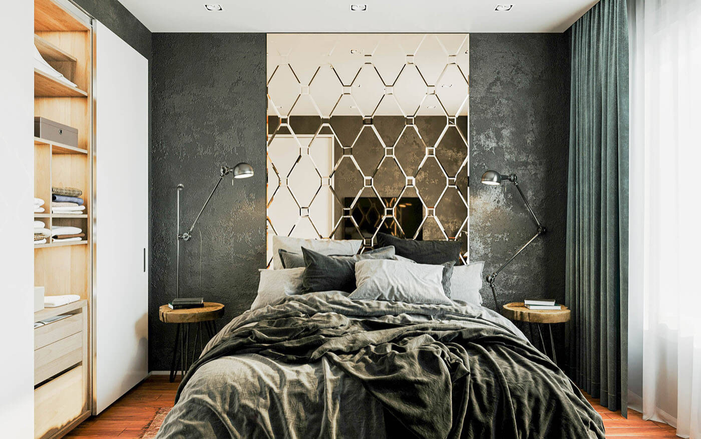 Обложка проекта: Зеркальное панно Мадрид