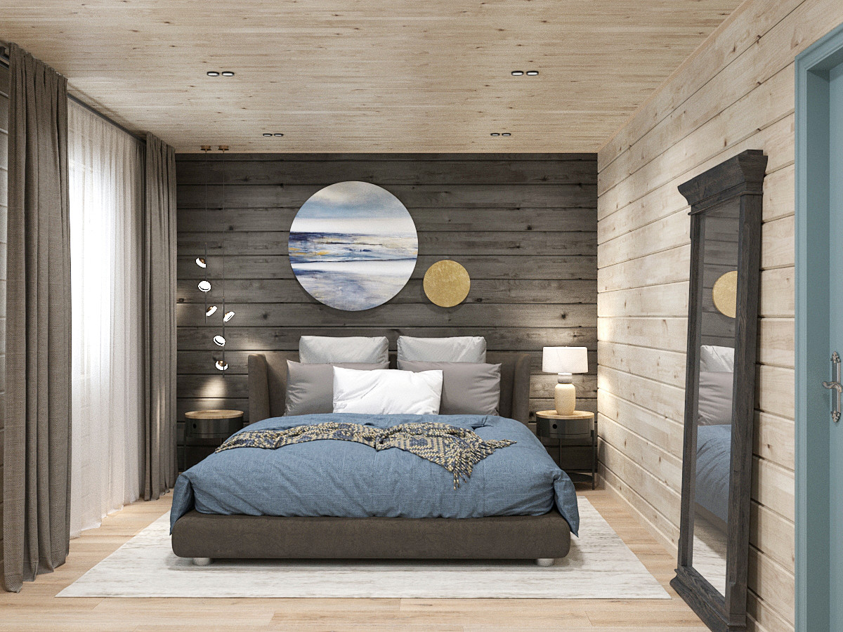 Интерьер деревянного дома