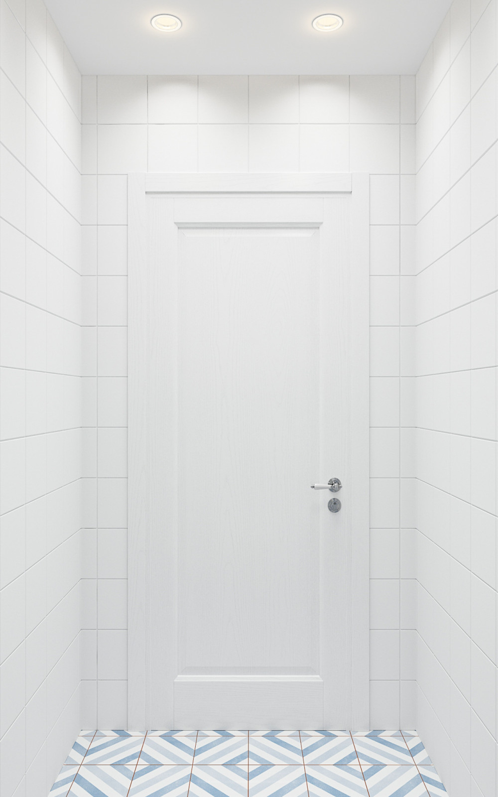 Туалет в скандинавском стиле