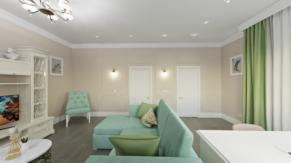 Неоклассика в 142 м2