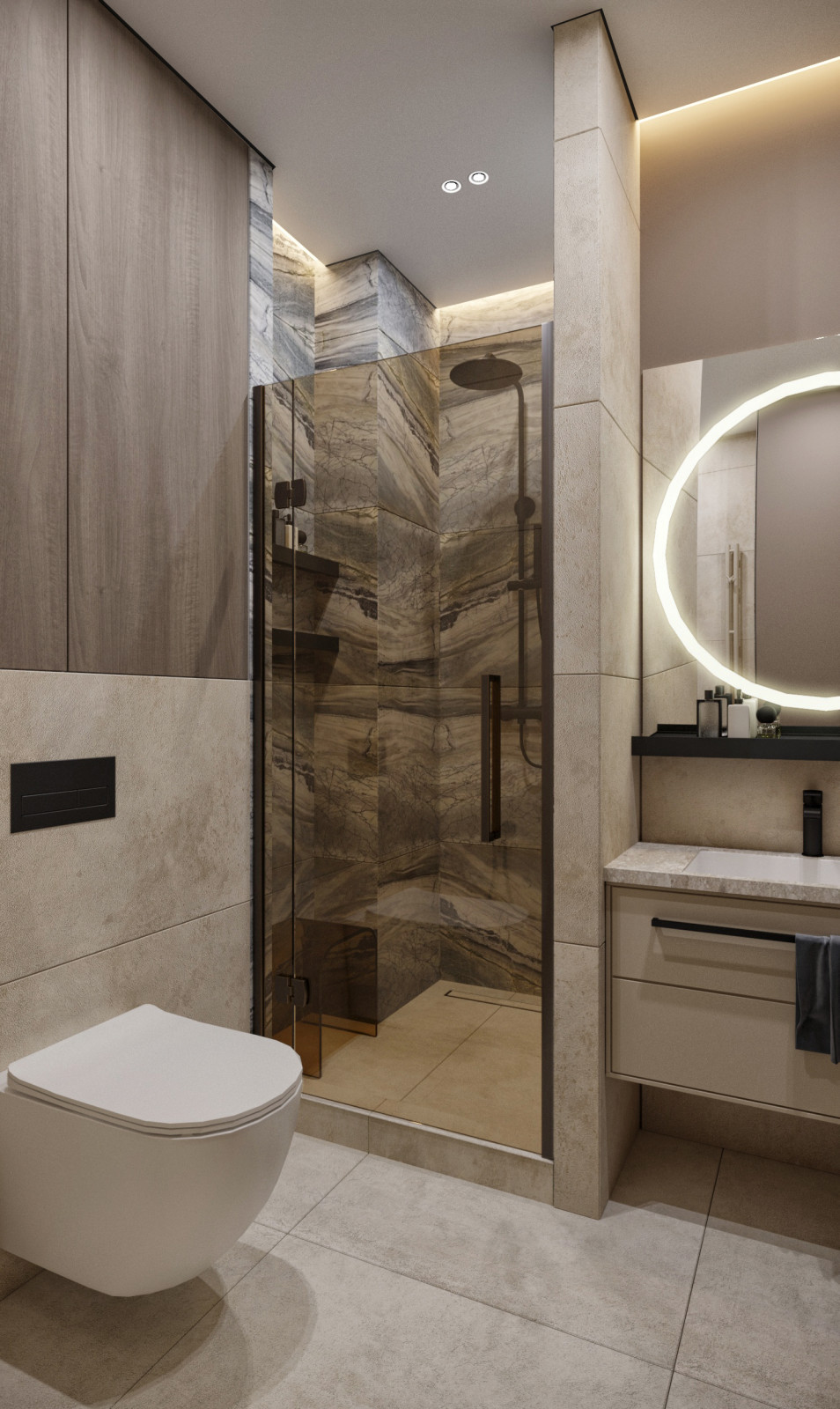 Проекттрехкомнатная квартира 115 м²