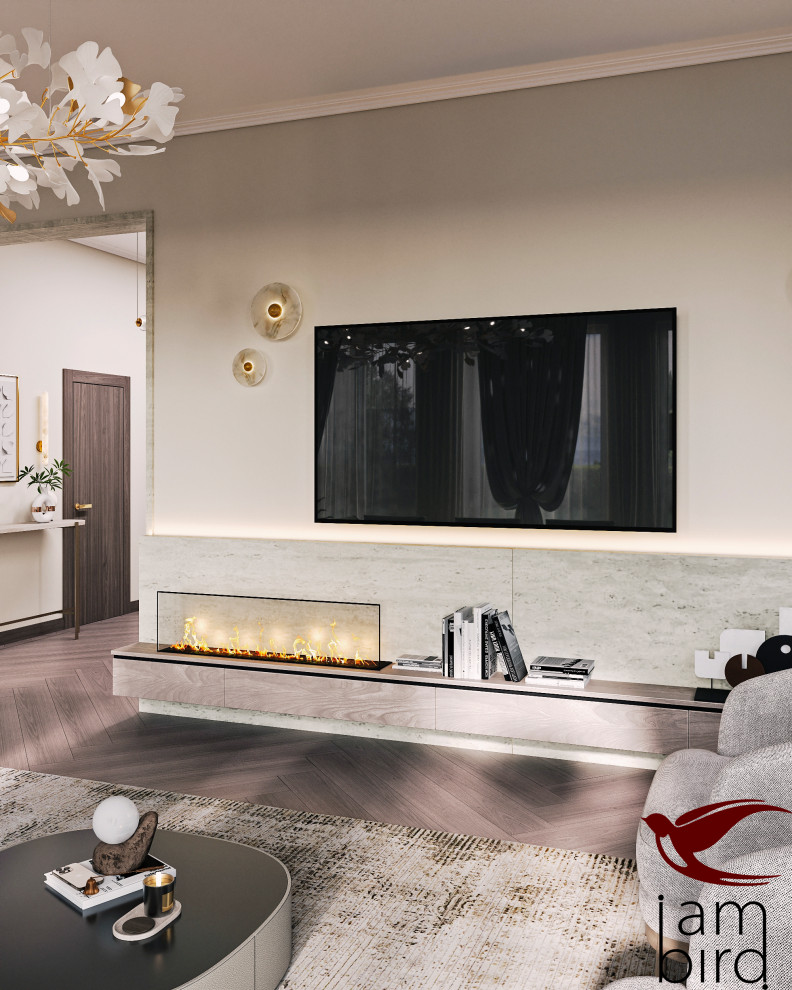 Современная классика с нотками ар-деко в КП "Гайд Парк"