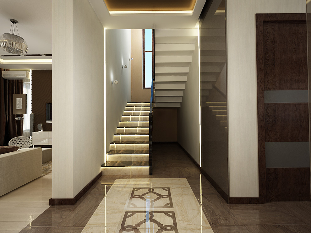 Современный интерьер небольшого коттеджа