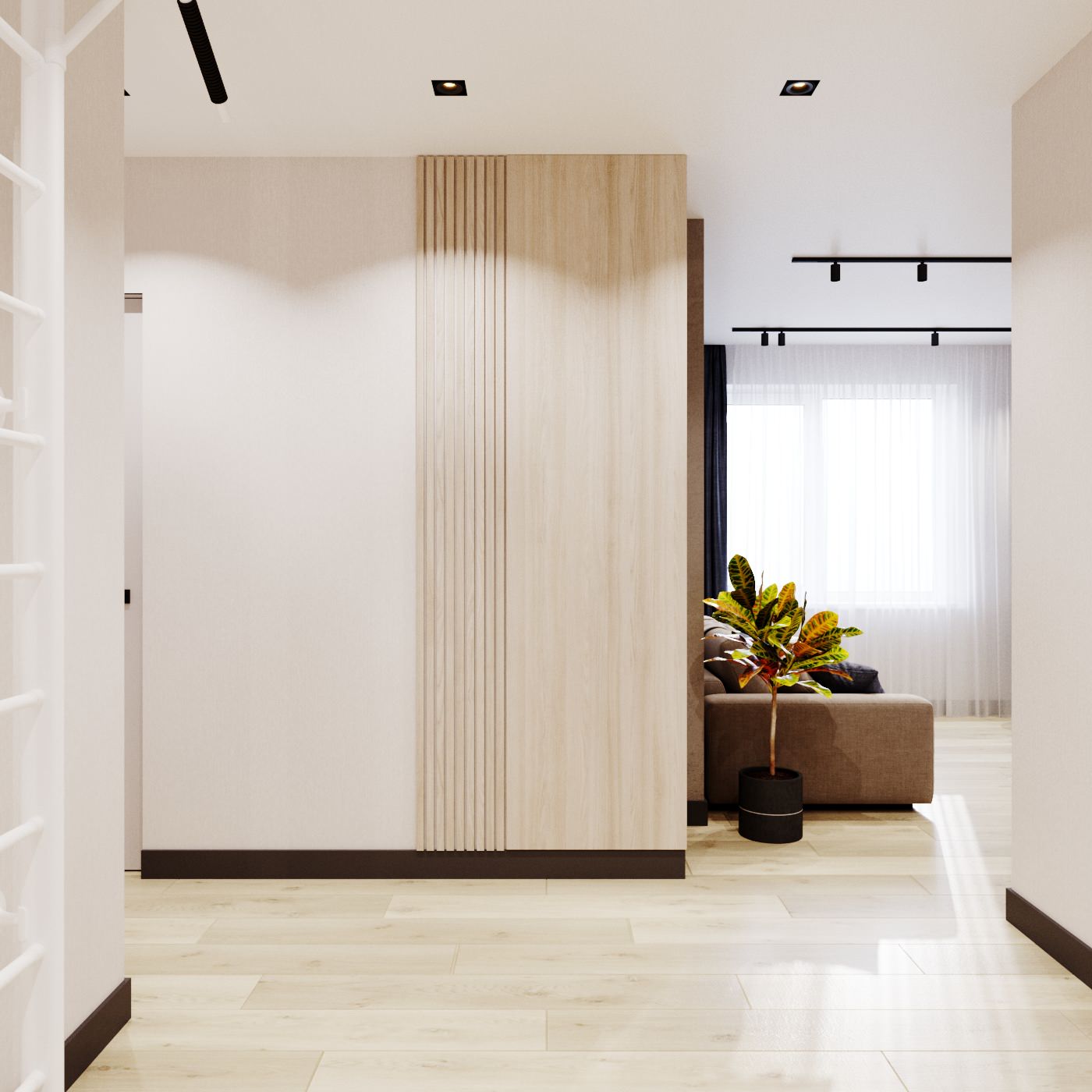 Минимализм в квартире на Басаргина