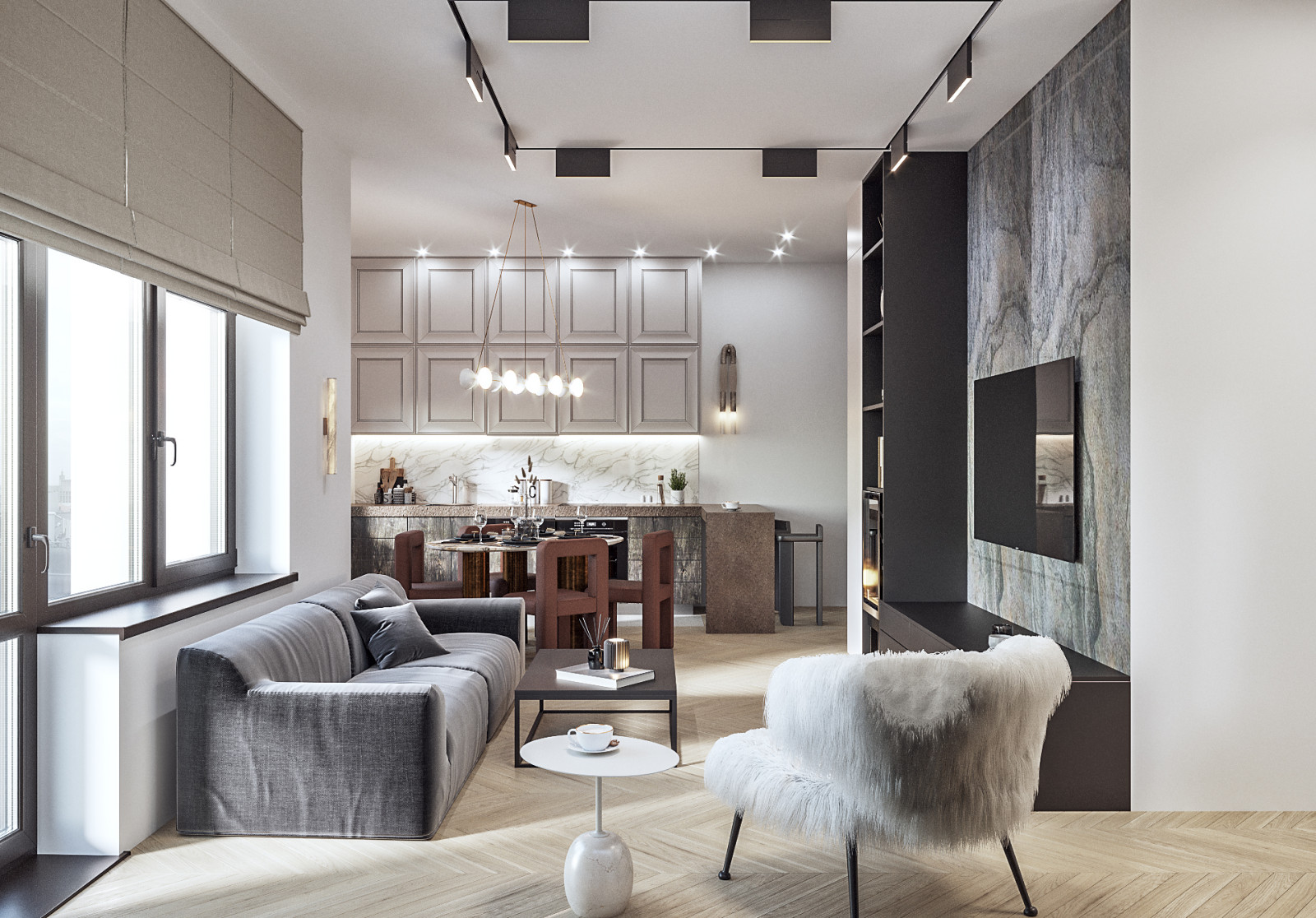 Квартира в стиле минимализм