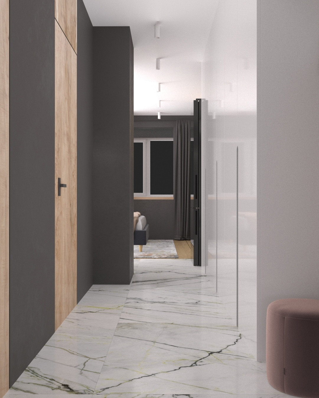 Обложка проекта: Студия в современном стиле, с уклоном в лофт