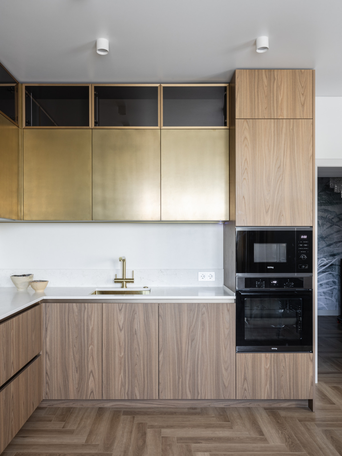 Современная кухня с нотками ретро от Iilimur design